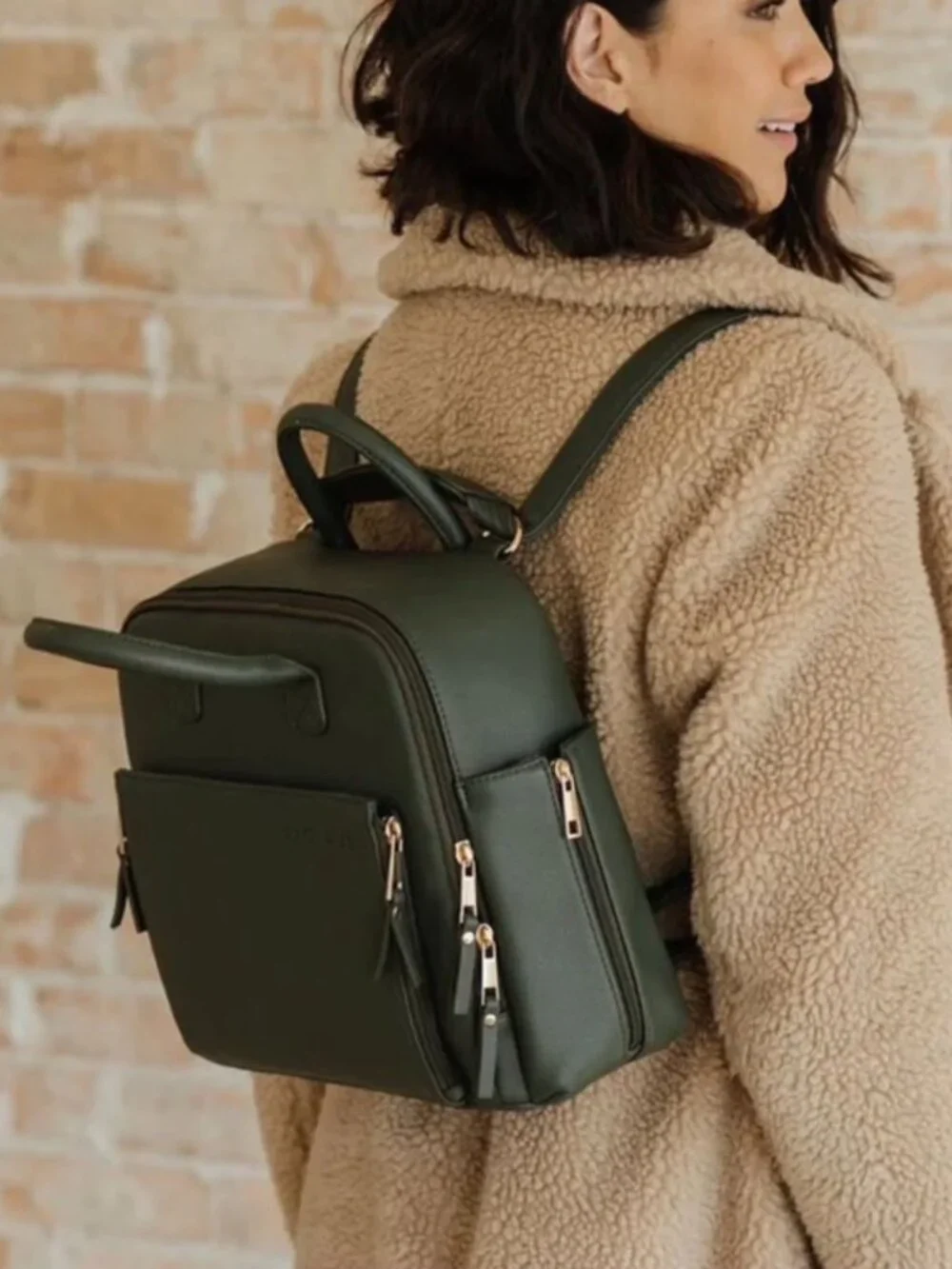 Ayla & Co Mini Diaper Bag-Oliva Green